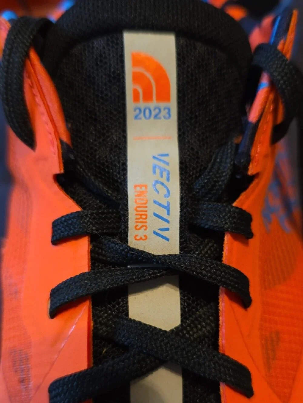 The North Face Men’s VECTIV 2023 Enduris 3 Athletic Shoes - Size 12 Orange/blue